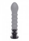 Ribbed Dong Easy-Lock 19 cm Black