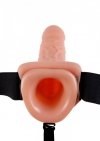 Proteza-VIBR STRAP-ON W BALLS 11 FLESH