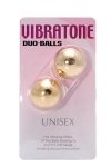 Kulki-VIBRATONE DUO BALLS GOLD BLISTERCARD