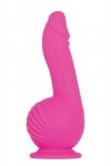 EVOLVED BALLISTIC PINK - dildo (różowy)