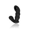 Beaded Vibrating Prostate Massager with Remote Control - Black