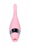 Multifunctional erogenous zone stimulator Flovetta by Toyfa DAHLIA, silicone, pink, 14 cm