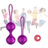 Kulki-Vibrating Silicone Kegel Balls Set USB 10 Function / Remote control