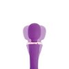 Purple clitoral and G-spot vibrator