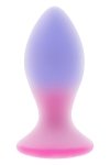 Evolved Paradise Plug - korek analny z wibracjami (różowy/niebieski)