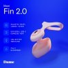 Dame Fin 2.0 Finger Vibrator Quartz - wibrator na palec (różowy)