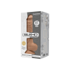 Silexd Silikonowe Dildo Model 1 24 cm Carmel - dildo (cielisty)