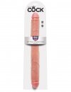 King Cock podwójne dildo - 16'' Thick Double Dildo sztuczny penis (cielisty)