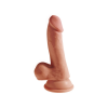 King Cock Dildo Plus 6.5 Triple Density Cock with Balls Tan - dildo (cielisty)