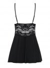 810-BAB Babydoll czarny L/XL