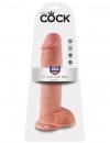 King Cock duże dildo - 11'' Cock with Balls sztuczny penis (cielisty)
