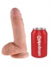 King Cock dildo - 7'' Cock with Balls sztuczny penis (cielisty)