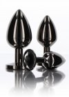 Taboom Butt Plug With Diamond Jewel Silver S - korek analny (srebrny)