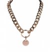 Taboom Dona Statement Collar and leash - smycz z obrożą  (złoty)