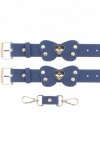Taboom kajdanki na kostki Silicone Ankle Cuff Set - kajdanki (czarny)