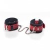 Whips Crazy Horse Red L – kajdanki rozmiar L (czerwony)