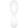 Satisfyer Stymulator-Curvy Trinity 5 Connect App (White) - masażer łechtaczki (biały)