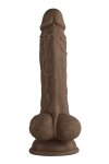 FEMMEFUNN WIRELESS TURBO BALLER BROWN - dildo z wibracjami (brązowy)