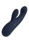 Dream Toys Goddess Collection Hestia Nodding Duo Vibrator - wibrator króliczek (niebieski)