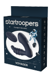 Dream Toys StarTroopers Voyager Prostate Massager with Remote - masażer prostaty (czarny)