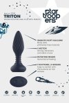 Dream Toys StarTroopers Triton Vibrating Anal Plug - korek analny z wibracjami (granatowy)