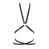 Bijoux Indiscrets MAZE Multi-way Harness - skóropodobna uprząż BDSM (czarny)