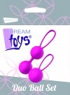 Dream Toys Pleasure Balls & Eggs Duo Ball Set - kulki gejszy (fioletowy)