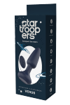 Dream Toys StarTroopers Venus Rotating Anal Plug with Remote - korek analny z wibracjami (granatowy)