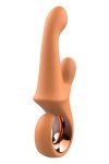 Dream Toys Glam Duo Vibrator - wibrator króliczek (żółty)