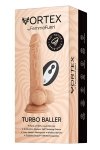 FEMMEFUNN WIRELESS TURBO BALLER NUDE - dildo z wibracjami (cieliste