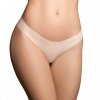 Bye Bra Invisible Brazilian Nude + Black S - majtki brazyliany niewidoczne (czarne+ cieliste) 