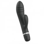 B SWISH - BWILD CLASSIC WAVE VIBRATOR - wibrator króliczek (czarny)