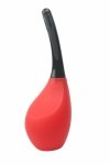 Dream Toys Menzstuff 9 Hole Anal Douche Red/Black - gruszka analna (czerwony)