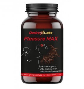 Desire Labs Pleasure Max 90 kapsułek na libido u kobiet