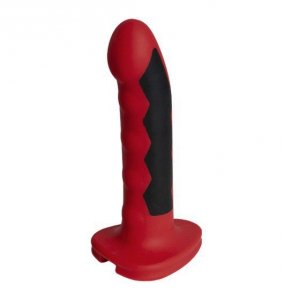 ElectraStim Silicone Fusion Komodo Electro Dildo - dildo do elektrostymulacji  (czerwony)