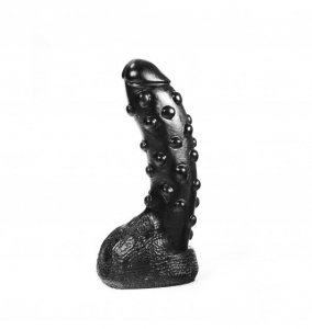 Mister B anal dildo - Tonguebiter sztuczny penis (czarne)
