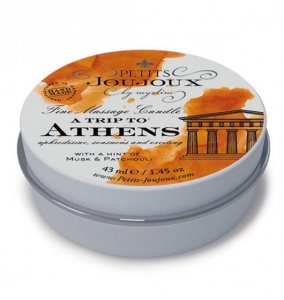 Petits Joujoux Fine Massage Candles A trip to Athens (33 g) - świeca do masażu (piżmo i paczula)