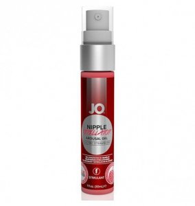 System JO Nipple Titillator Strawberry 30 ml - środek pobudzający na bazie wody do stymulacji sutków