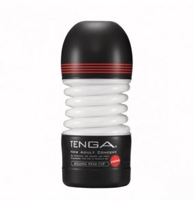 Masturbator Tenga Rolling Head Cup Strong - masturbator elastyczny (czarny)