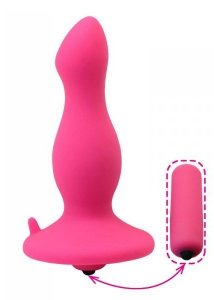 Plug/vibr-BUTT PLUG WITH SUCTION