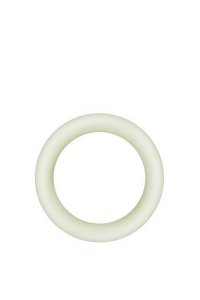NS Novelties FIREFLY HALO MEDIUM CLEAR - pierścień na penisa (biały)
