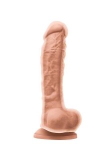 NS Novelties COLOURS DUAL DENSITY 8INCH DILDO FLESH - dildo (cielisty)