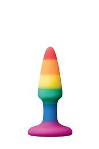 NS Novelties COLOURS PRIDE EDITION PLEASURE PLUG MINI - korek analny (tęczowy)