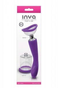 NS Novelties INYA PUMP AND VIBE PURPLE - wielofunkcyjny masażer (fioletowy)
