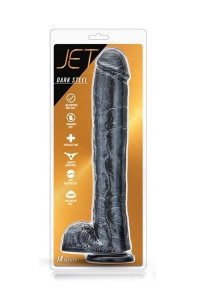 Dildo-JET DARK STEEL CARBON METALLIC BLACK