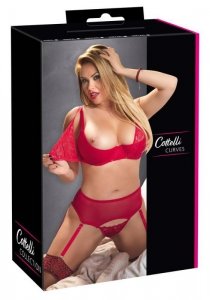 Bra Set red 95E/2XL