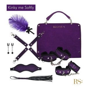  Rianne S Kinky Me Softly - zestaw do krępowania (fioletowy)