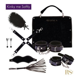Rianne S Kinky Me Softly - zestaw do krępowania (czarny)