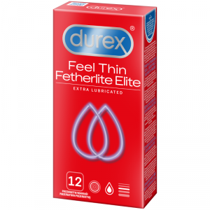 Durex Fetherlite Elite - Prezerwatywy ekstra nawilżane (1op./10 szt.)