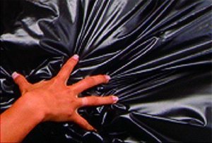 Joydivision - prześcieradło winylowe SexMAX WetGAMES, czarne (180 x 220 cm)